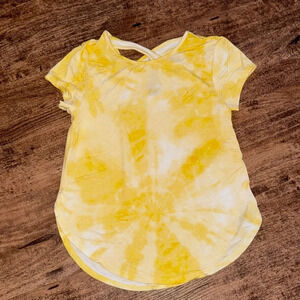 Scoop bottom tee with cross cross back 5t